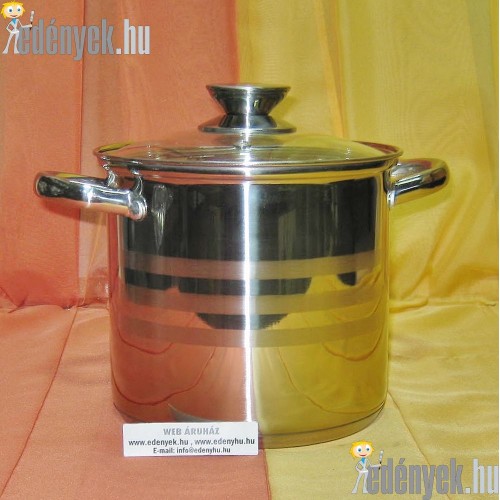 Indukciós rozsdamentes fazék 4,30 l