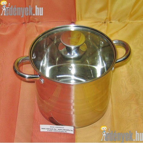 Indukciós rozsdamentes fazék 4,30 l