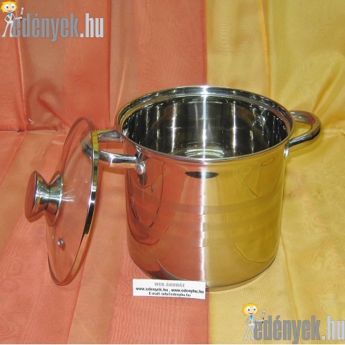 Indukciós rozsdamentes fazék 4,30 l