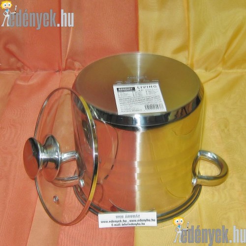 Indukciós rozsdamentes fazék 4,30 l