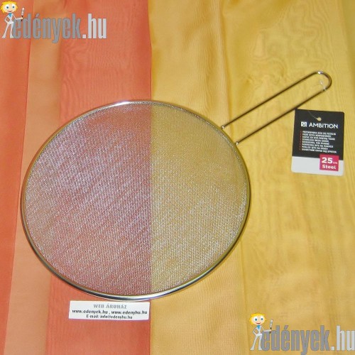 Nyeles fröccsenésgátló fedő 25 cm