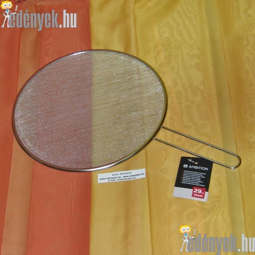 Fröccsenésgátló fedő 29 cm rozsdamentes