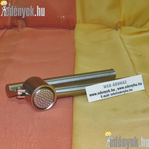 Kivehető betétes rozsdamentes fokhagymanyomó 18...