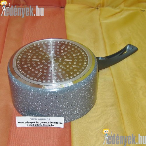 Indukciós nyeles lábas gránit bevonattal 16 cm