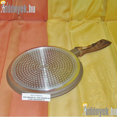 Indukciós kőbevonatú palacsintasütő 24 cm