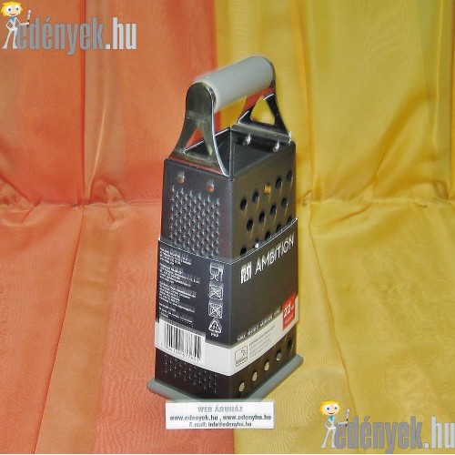 Négyoldalú reszelő szürke markolattal