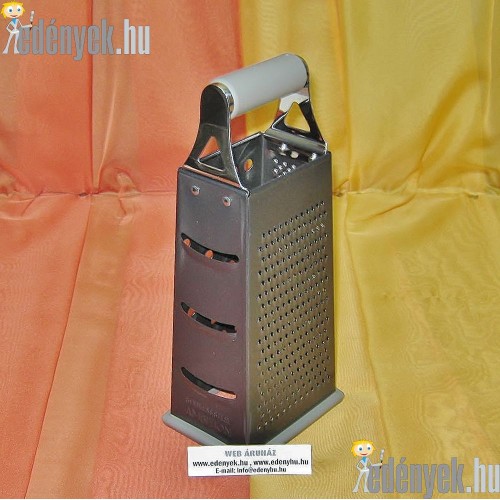 Négyoldalú reszelő szürke markolattal