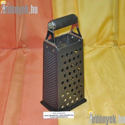 Négyoldalú reszelő fekete markolattal