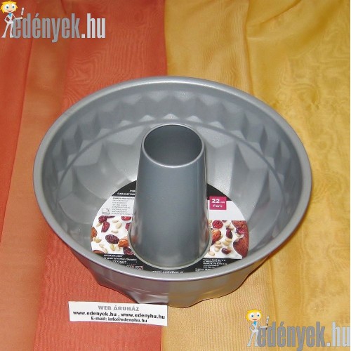 Tapadásmentes kuglóf sütőforma 22 cm