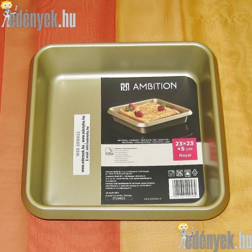 Royal szögletes sütőforma 23×23×5 cm