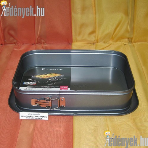 Kapcsos tortaforma téglalap alakú 37,50×24,50×...
