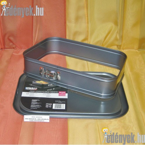 Kapcsos tortaforma téglalap alakú 37,50×24,50×7 cm