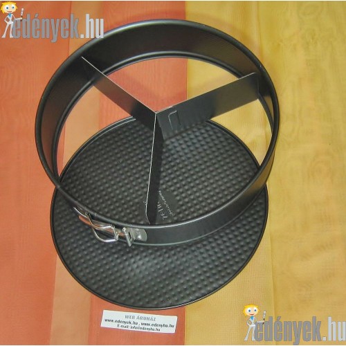 Kapcsos tortaforma hármas osztással 26 cm