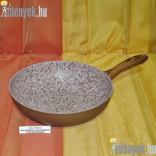 Kőbevonatos indukciós wok 28 cm